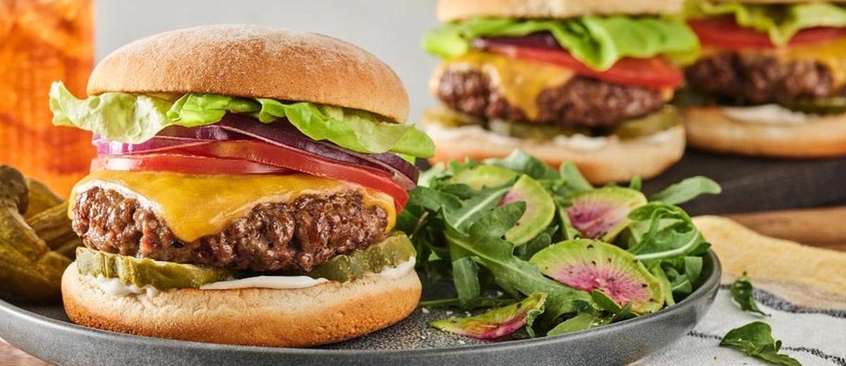 Classic Beef Cheeseburgers on the Grill 