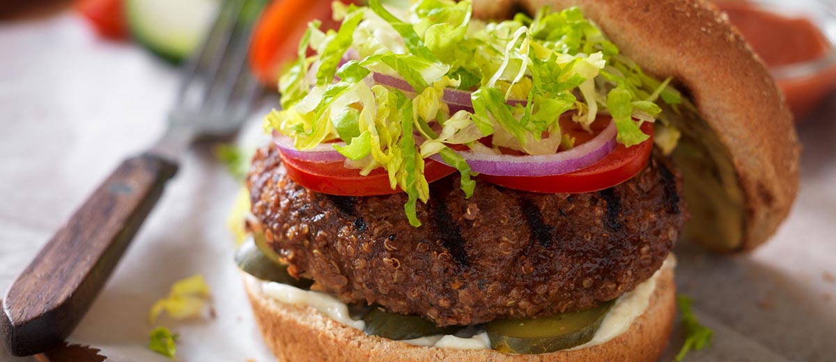 Beef and Grain Burgers