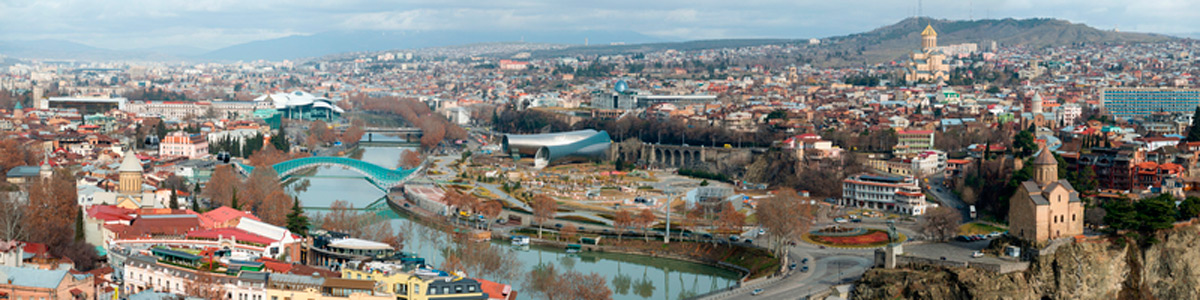 panoramic view of Tbilisi